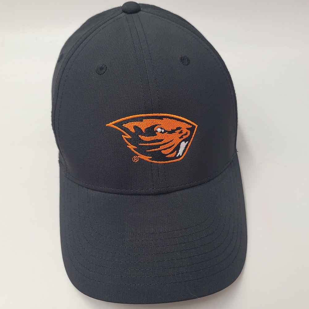 Oregon State Beavers Hat Adjustable Nike‎ Black Orange NCAA Legacy91 Dri-Fit Men
